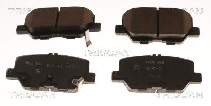 TRISCAN 8110 83003 Bremsbelag Hinten für Maxus