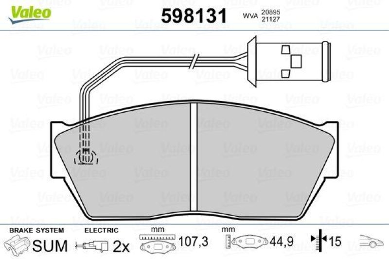 VALEO 598131 SBB-Satz PREMIUM