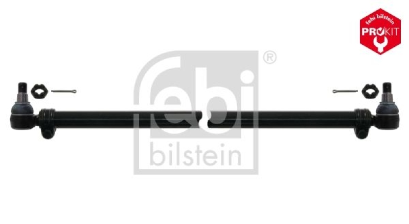 FEBI BILSTEIN 24003 Spurstange mit Kronenmuttern und Splinten für Iveco