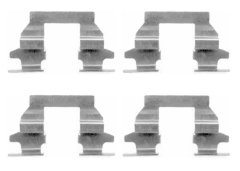 HELLA 8DZ 355 203-751 Zubehörsatz Scheibenbremsbelag