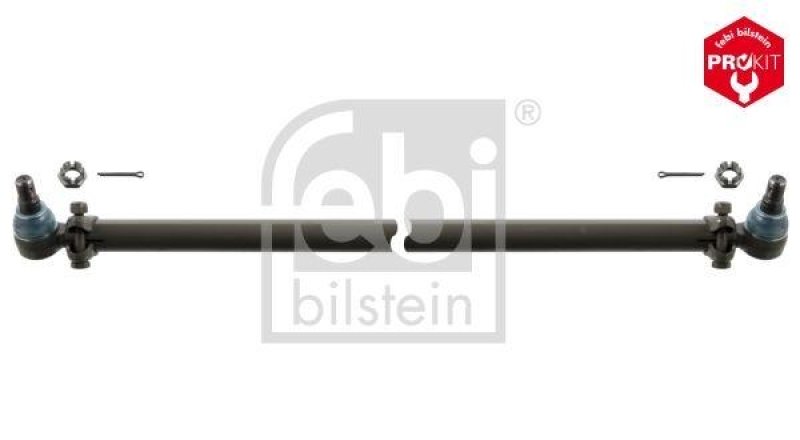 FEBI BILSTEIN 24004 Spurstange mit Kronenmuttern und Splinten für Iveco