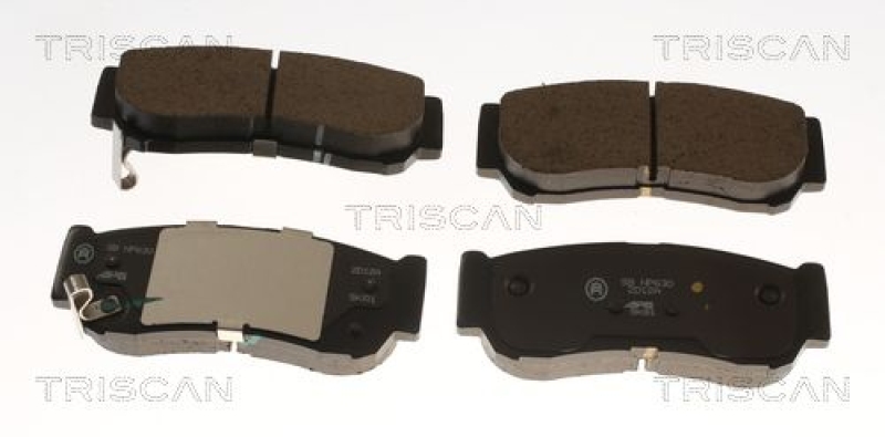 TRISCAN 8110 83008 Bremsbelag Hinten für Maxus