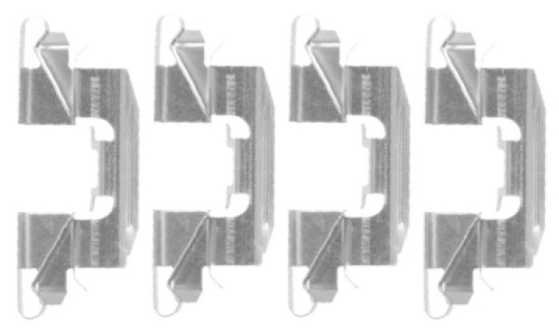 HELLA 8DZ 355 203-761 Zubehörsatz Scheibenbremsbelag