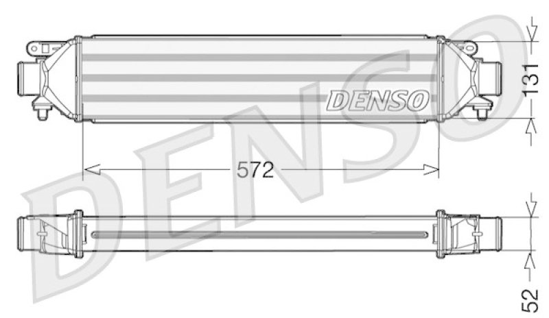 DENSO DIT09107 Ladeluftkühler