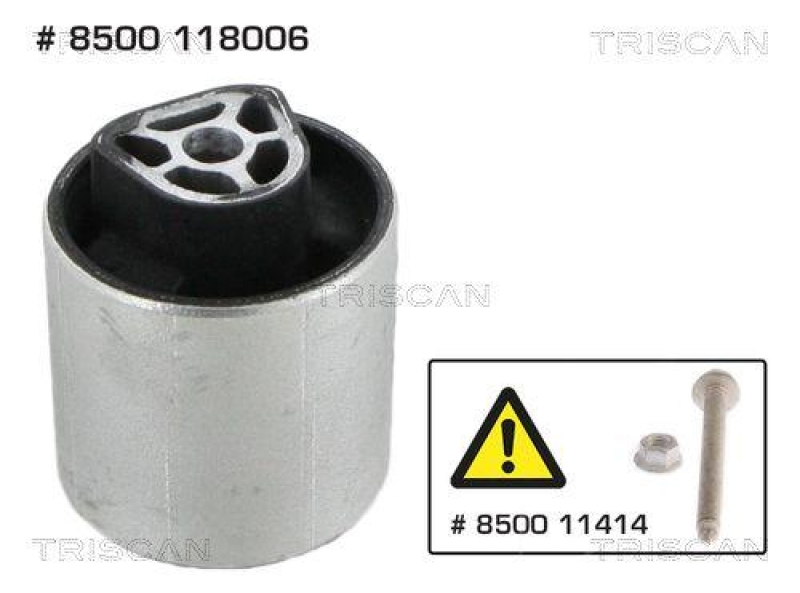 TRISCAN 8500 118006 Gummimetallager für Bmw X5, X6