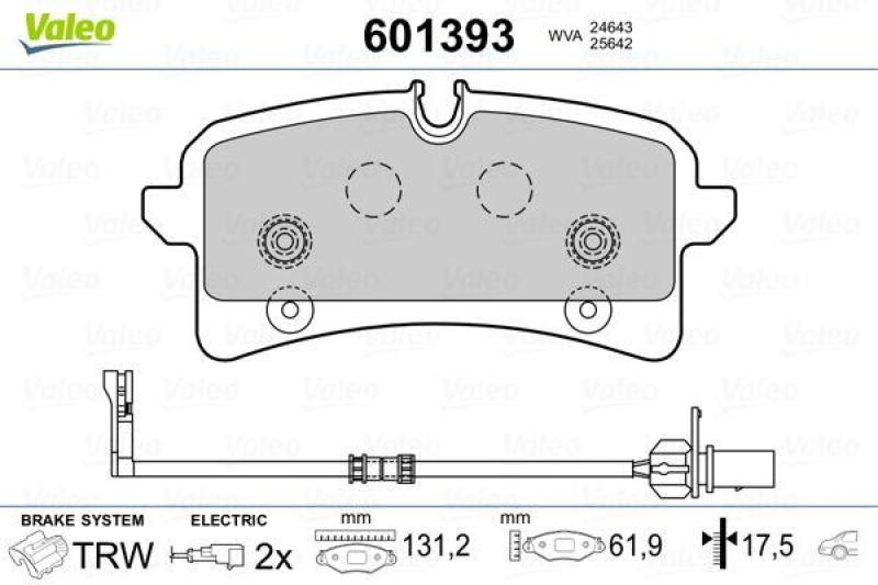 VALEO 601393 SBB-Satz PREMIUM