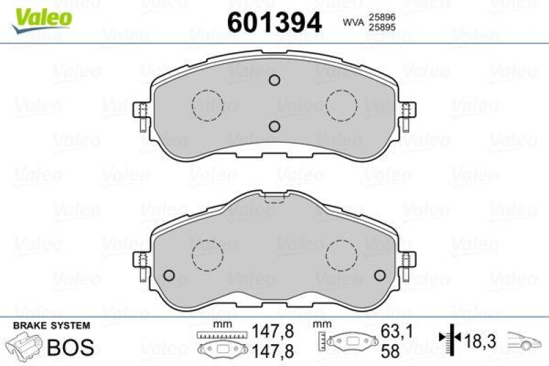 VALEO 601394 SBB-Satz PREMIUM