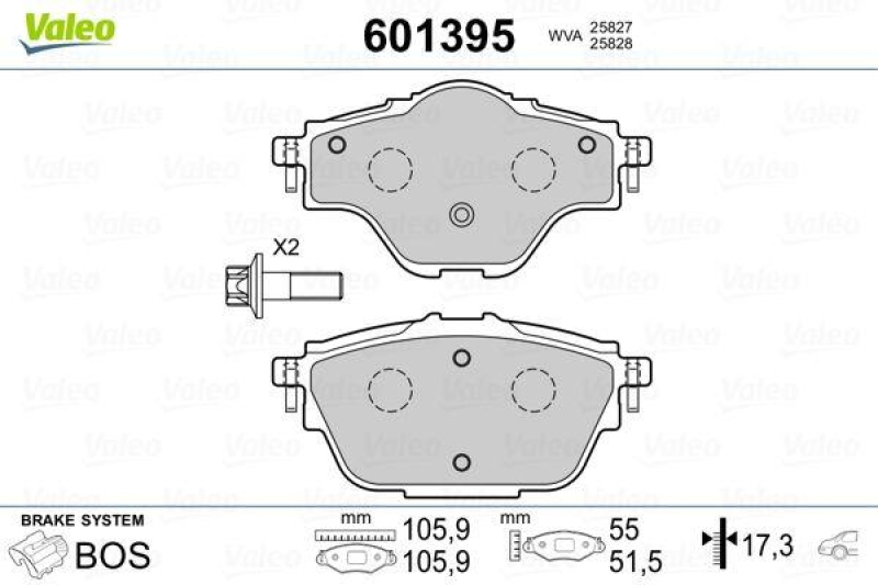 VALEO 601395 SBB-Satz PREMIUM