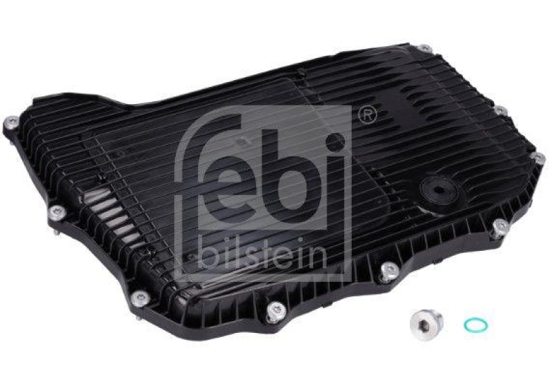 FEBI BILSTEIN 188302 Ölwanne für Automatikgetriebe, mit integriertem Filter für VW-Audi