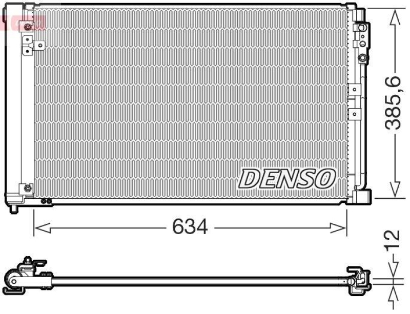 DENSO DCN46038 Kondensator A/C INFINITI Q50 50 D (13-)