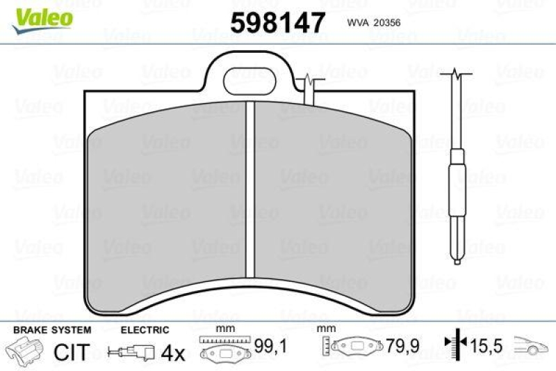 VALEO 598147 SBB-Satz PREMIUM