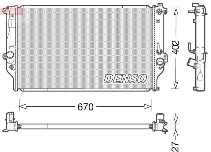 DENSO DRM50092 Kühler TOYOTA RAV 4 IV 2.2 D4-D 4WD (12/2012->)