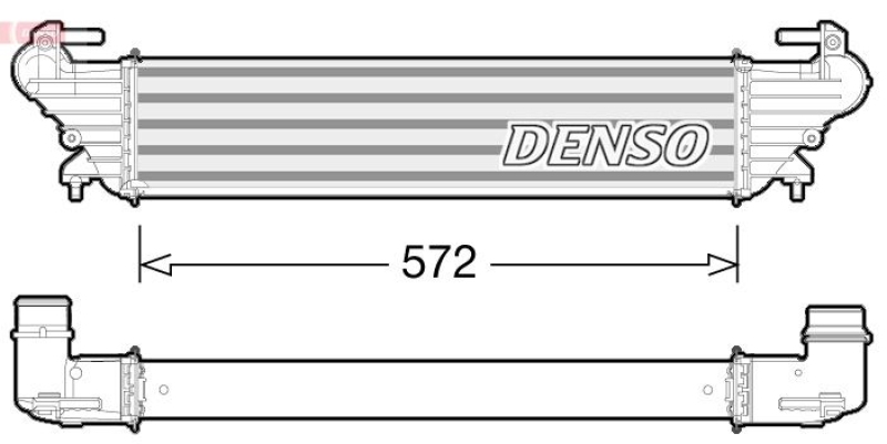 DENSO DIT09114 Ladeluftkühler