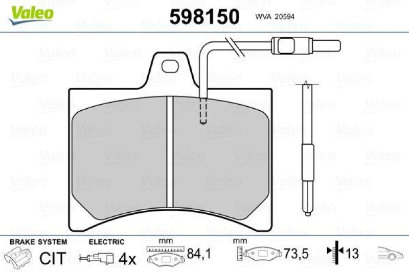 VALEO 598150 SBB-Satz PREMIUM