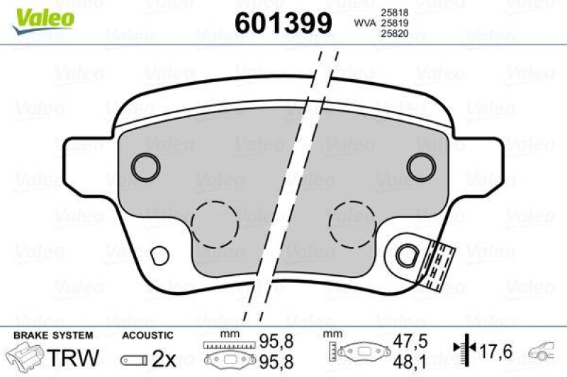 VALEO 601399 SBB-Satz PREMIUM