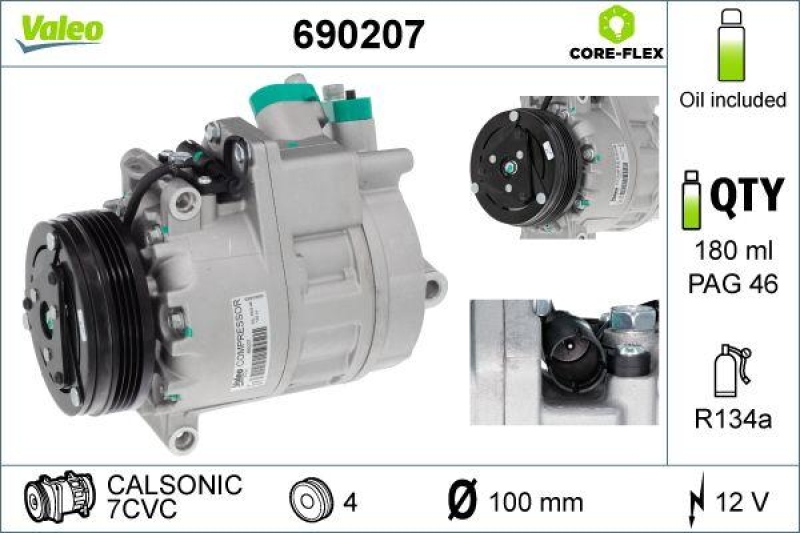 VALEO 690207 Kompressor BMW X5