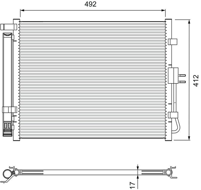 VALEO 814402 Kondensator KIA SOUL 2009