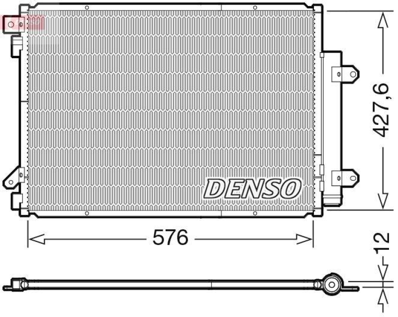 DENSO DCN47008 Kondensator A/C SUZUKI VITARA (LY) (15-)