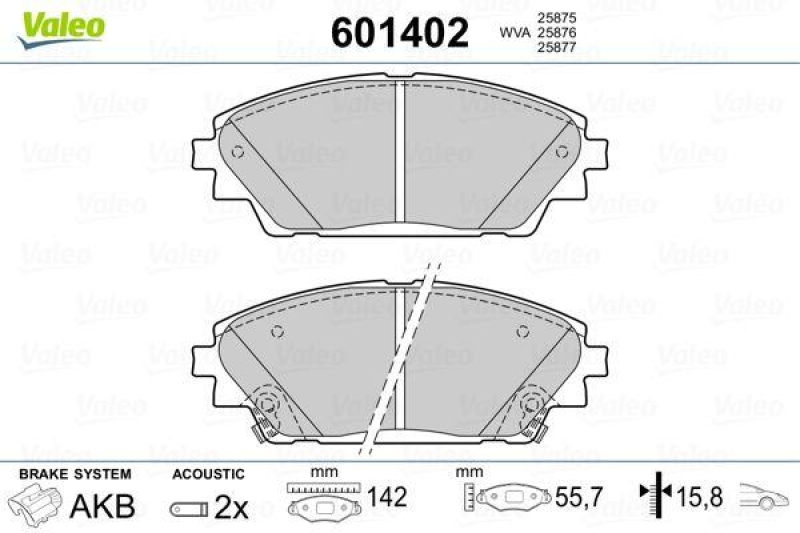 VALEO 601402 SBB-Satz PREMIUM