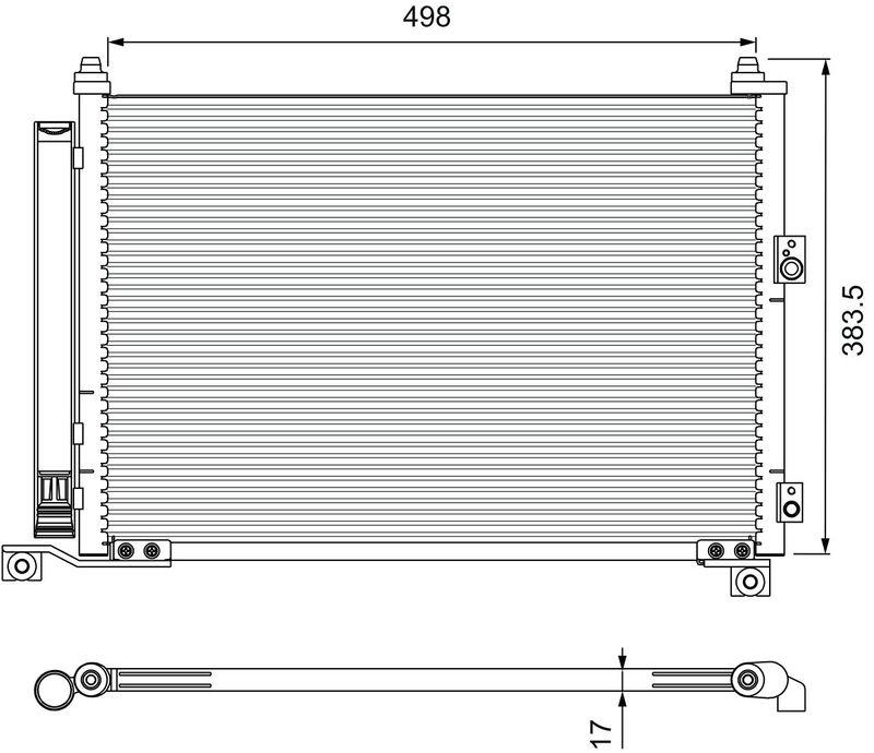 VALEO 814403 Kondensator FORD RANGER 2006