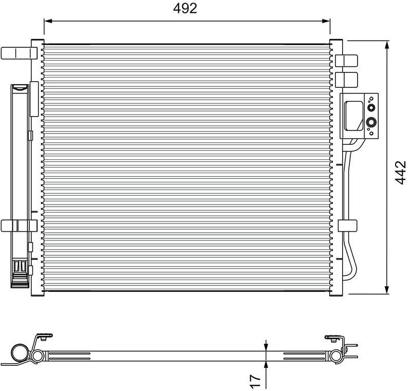 VALEO 814404 Kondensator KIA SORENTO 2006