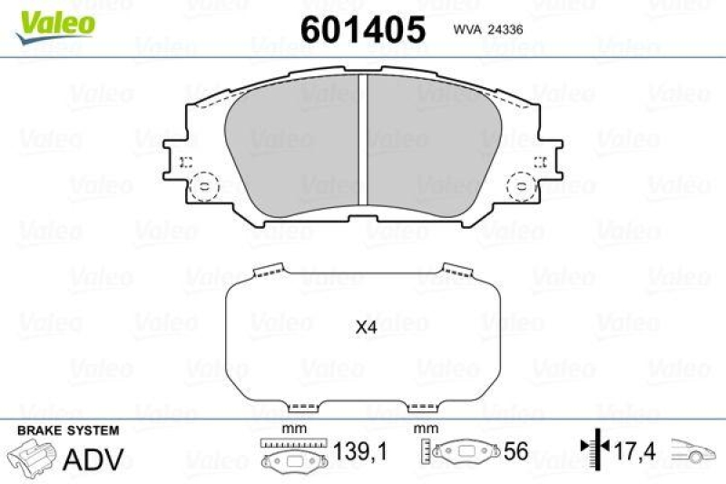 VALEO 601405 SBB-Satz PREMIUM