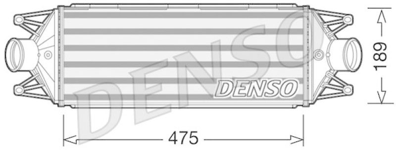 DENSO DIT12002 Ladeluftkühler