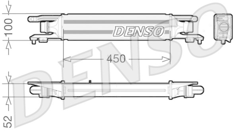 DENSO DIT20001 Ladeluftkühler