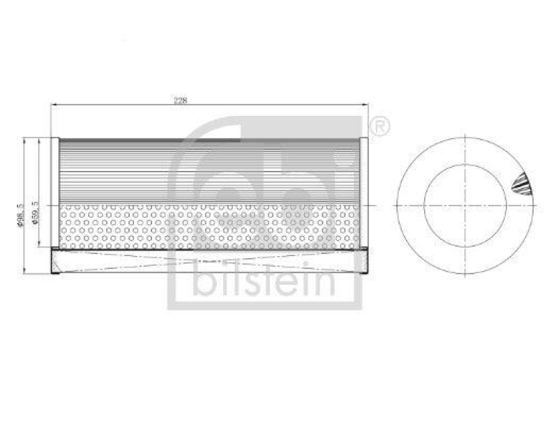 FEBI BILSTEIN 186038 Ölfilter für Deutz-Fahr