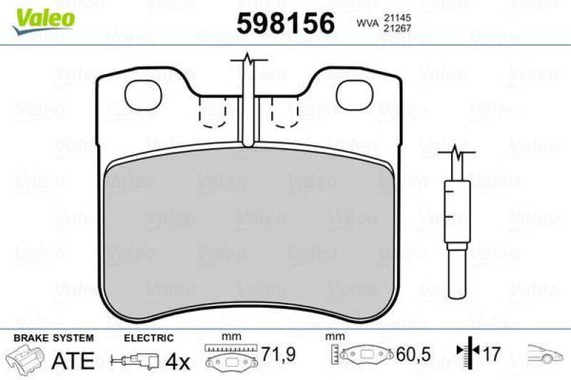 VALEO 598156 SBB-Satz PREMIUM