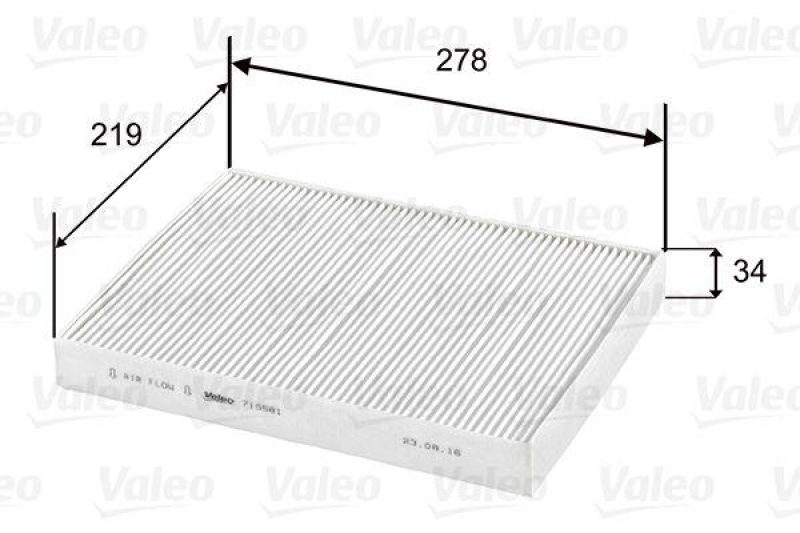 VALEO 715581 Innenraumluftfilter