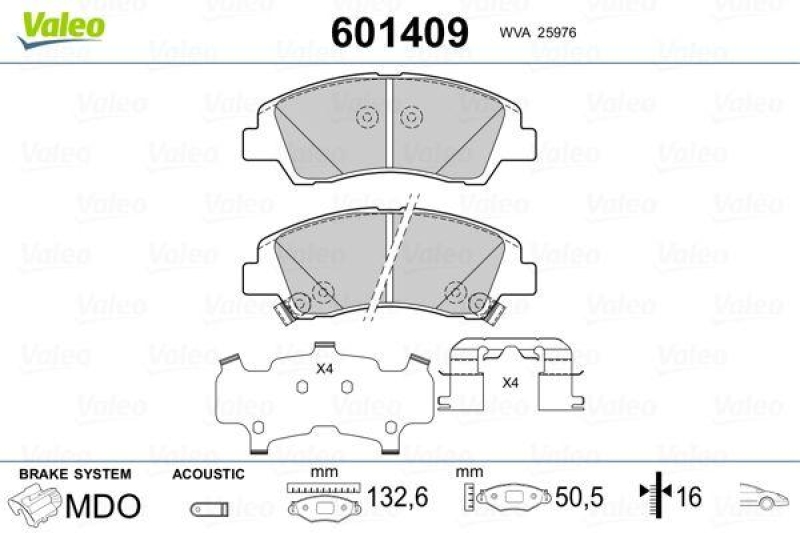 VALEO 601409 SBB-Satz PREMIUM