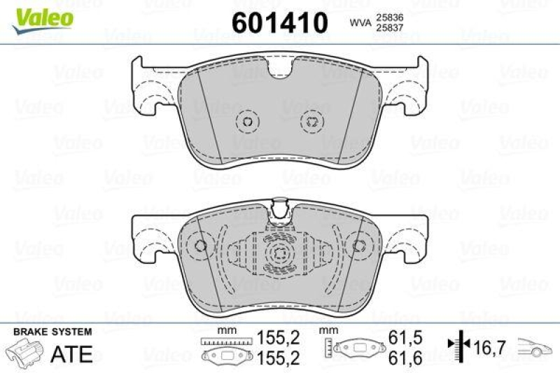 VALEO 601410 SBB-Satz PREMIUM