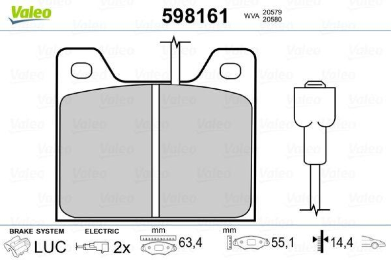 VALEO 598161 SBB-Satz PREMIUM