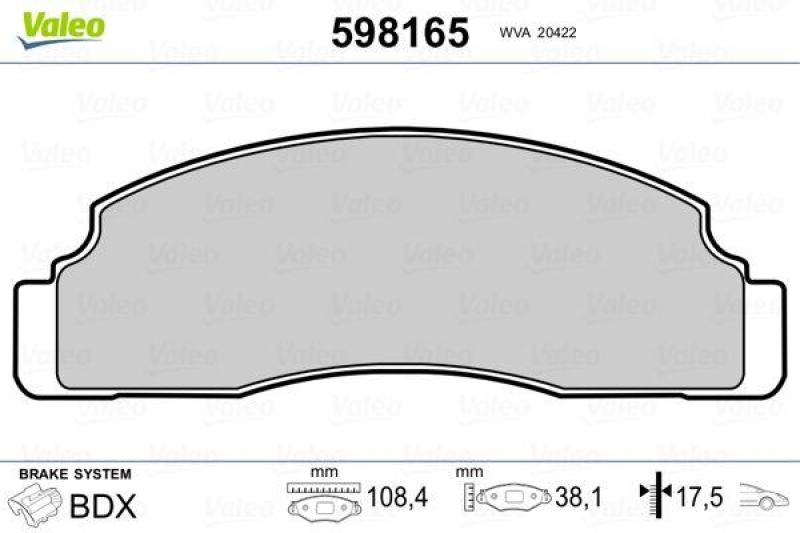 VALEO 598165 SBB-Satz PREMIUM