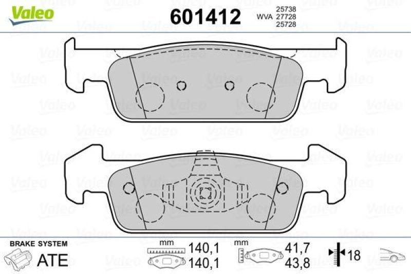 VALEO 601412 SBB-Satz PREMIUM