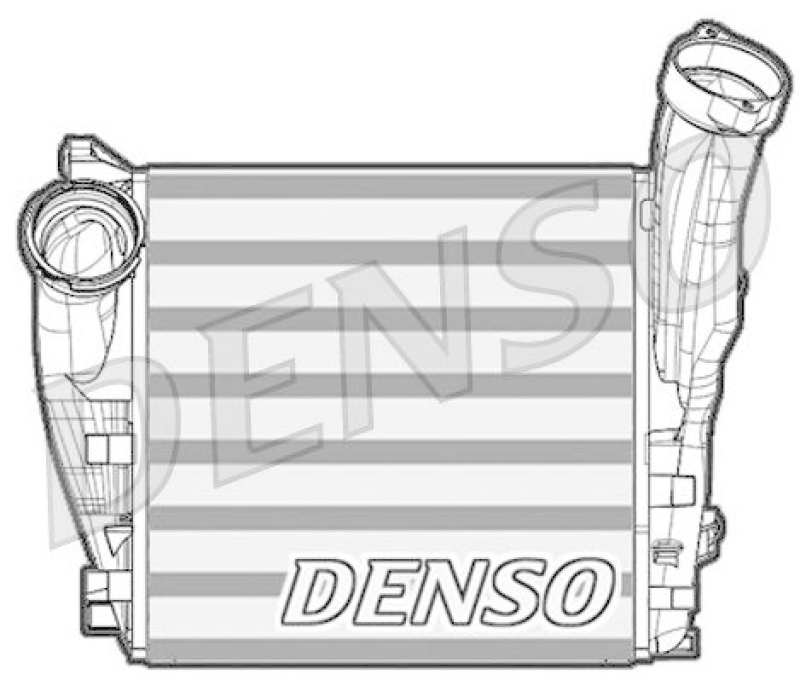 DENSO DIT28011 Ladeluftkühler PORSCHE CAYENNE (955) Turbo S 4.8 (2007 - 2010)