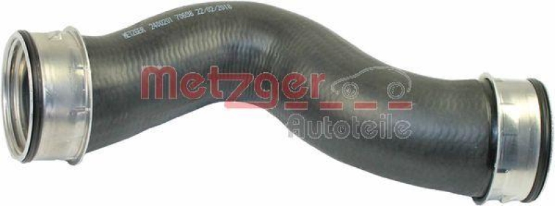 METZGER 2400201 Ladeluftschlauch für AUDI/SEAT/VW