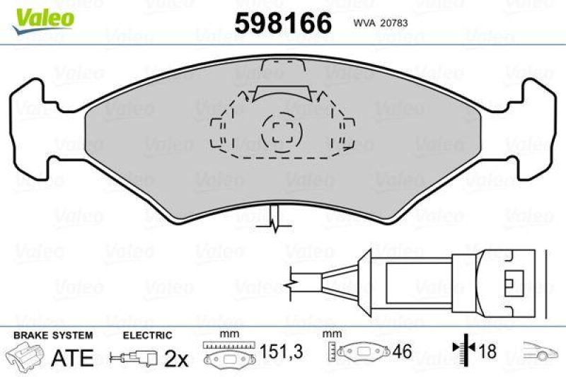 VALEO 598166 SBB-Satz PREMIUM