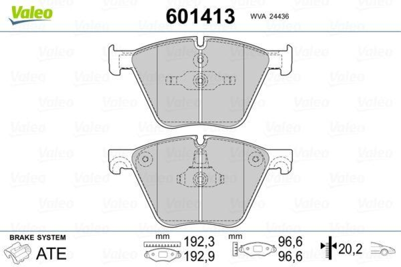 VALEO 601413 SBB-Satz PREMIUM