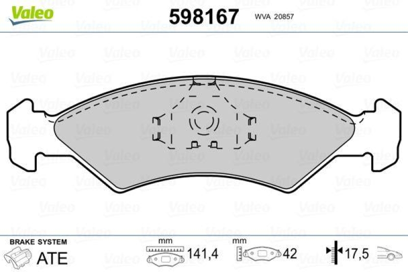 VALEO 598167 SBB-Satz PREMIUM