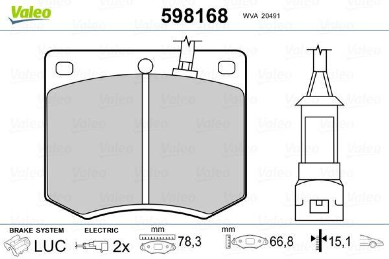 VALEO 598168 SBB-Satz PREMIUM