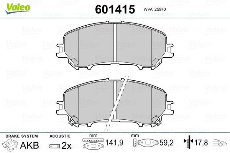 VALEO 601415 SBB-Satz PREMIUM