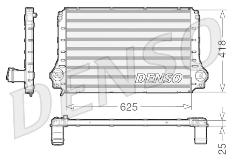 DENSO DIT50003 Ladeluftkühler