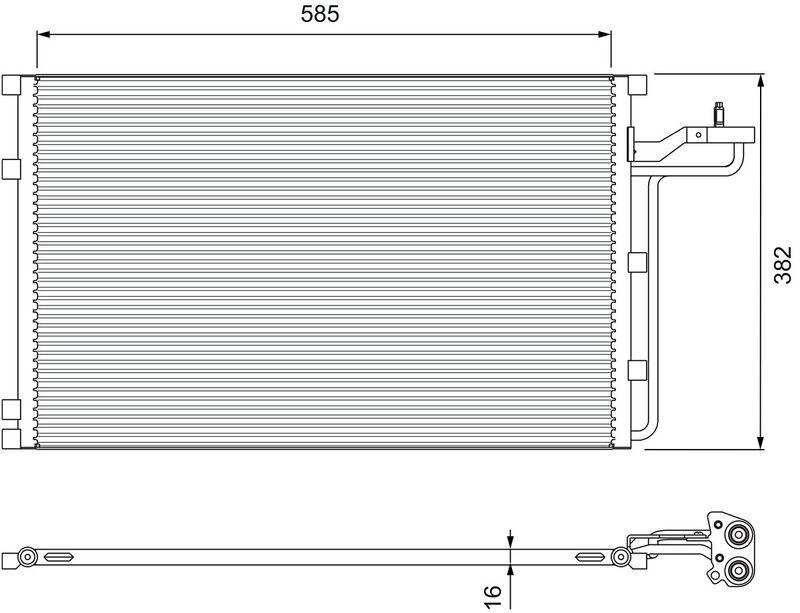 VALEO 814416 Kondensator VOLVO V50