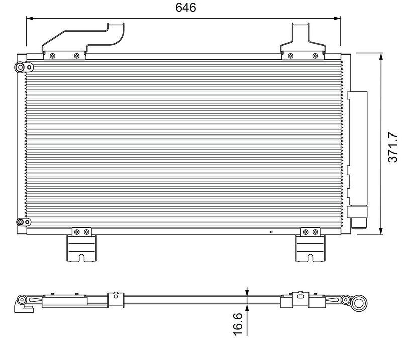 VALEO 814417 Kondensator HONDA ACCORD VIII