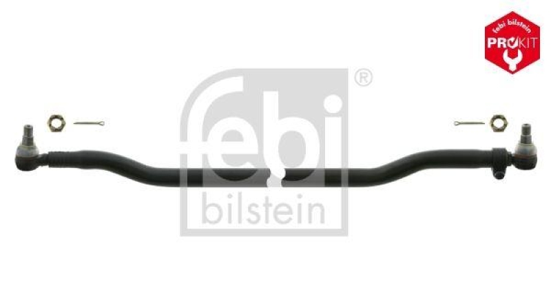 FEBI BILSTEIN 28209 Spurstange mit Kronenmuttern und Splinten für M A N