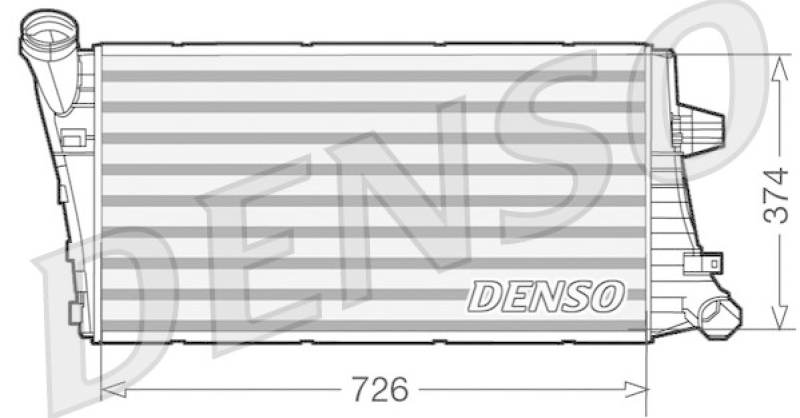 DENSO DIT99020 Ladeluftkühler