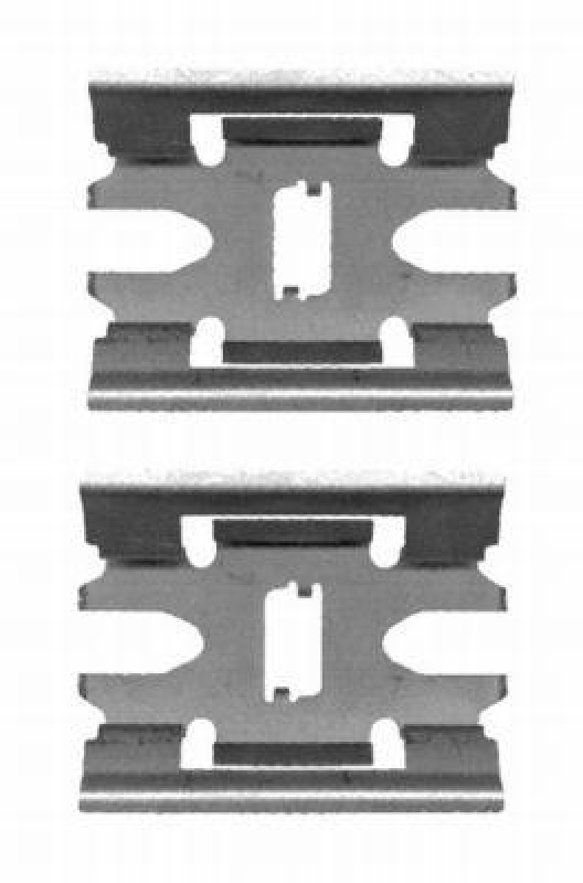 HELLA 8DZ 355 204-071 Zubehörsatz, Scheibenbremsbelag für MB/TOYOTA