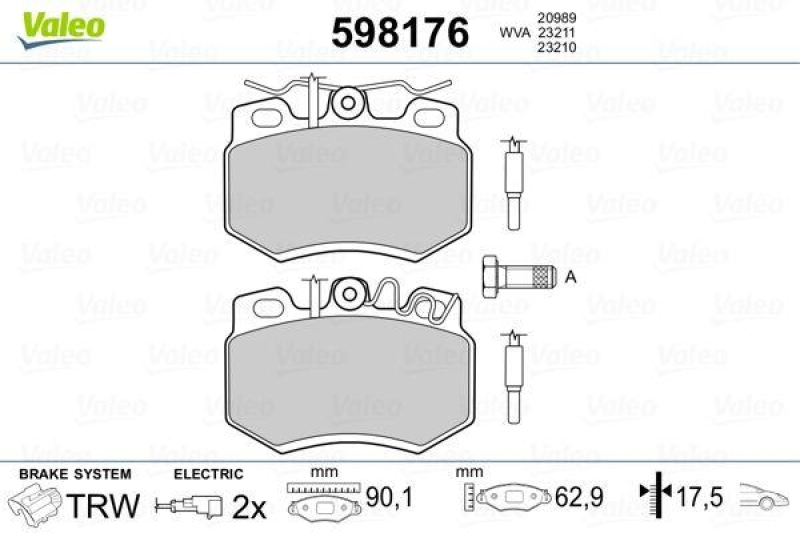 VALEO 598176 SBB-Satz PREMIUM